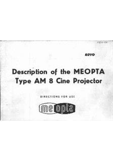 Meopta AM 8 manual. Camera Instructions.